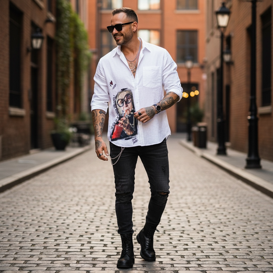 Camisa Unisex- "Vivir es lo único urgente"