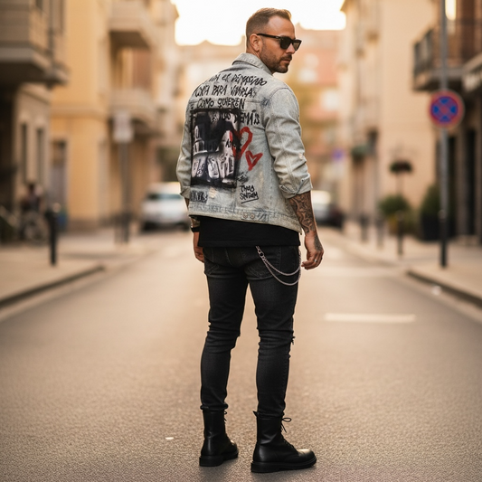 Campera de Jean Unisex - "La vida es demasiado corta para vivirla como quieren los demás"