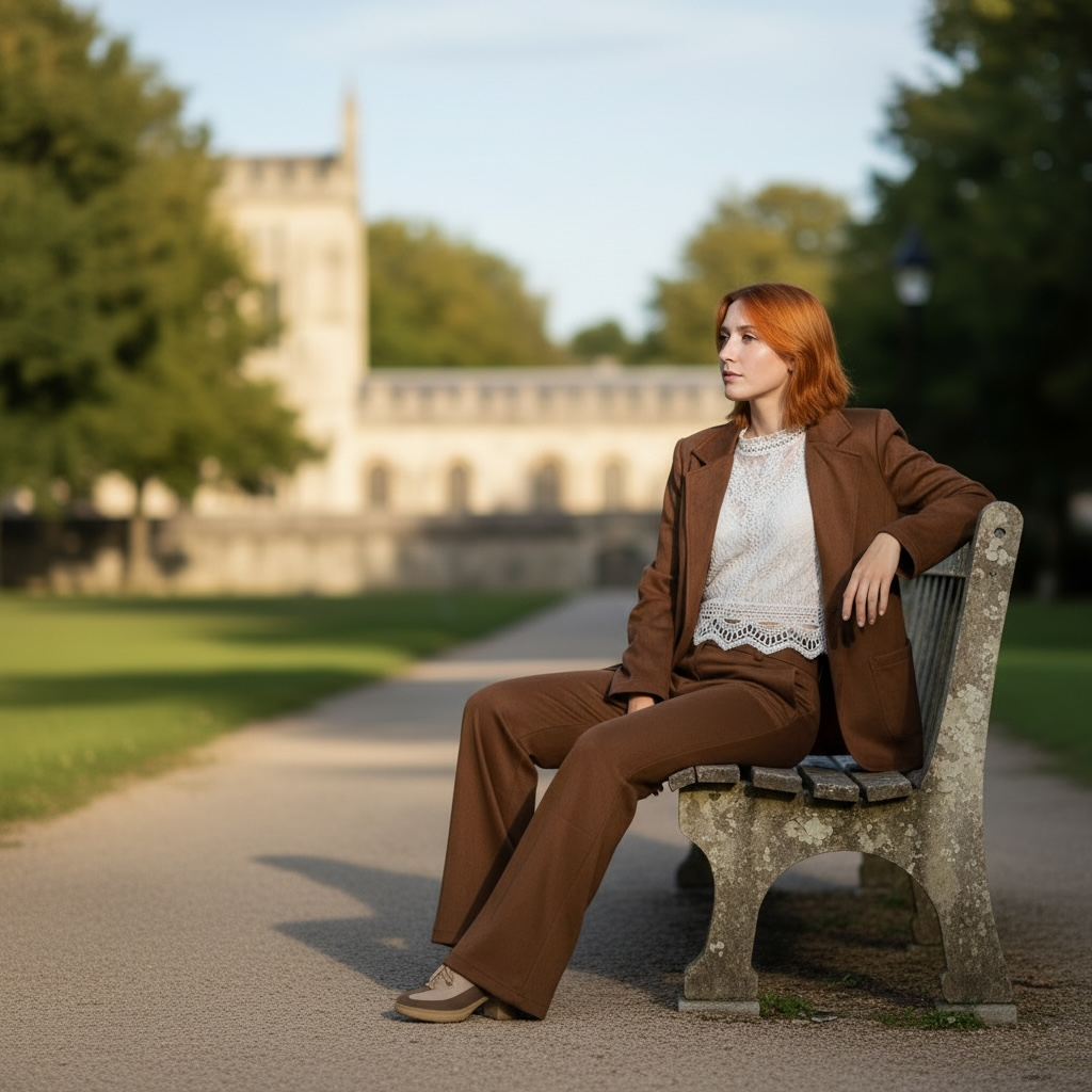 Pantalón Agamuzado Mocca