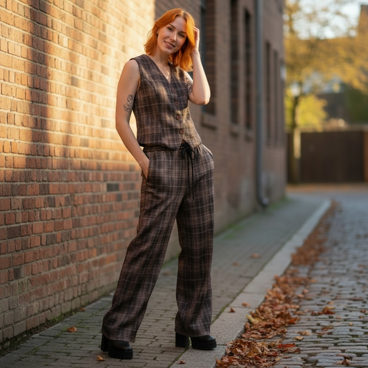 Pantalón Plaid Atelier
