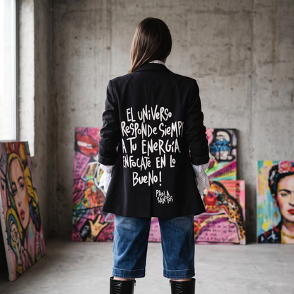 BLAZER CON BORDADO – “EL UNIVERSO"