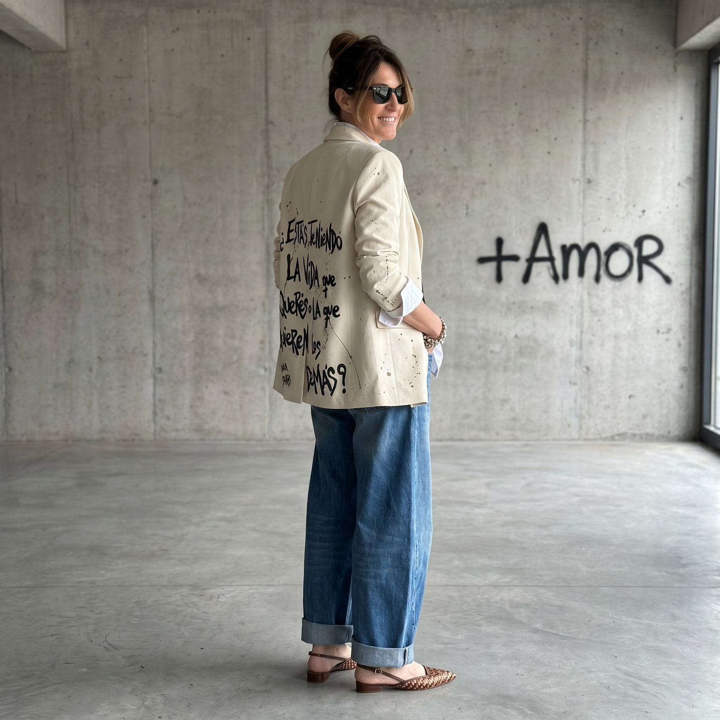 Blazer sastrero "Estás teniendo la vida que querés o la que quieren los demás?"
