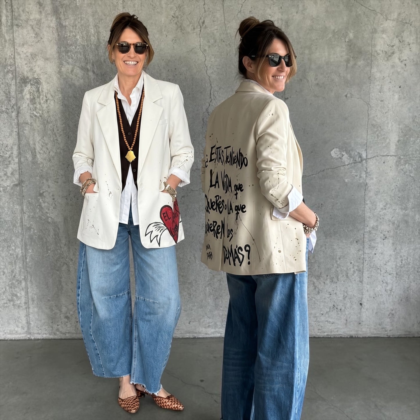 Blazer sastrero "Estás teniendo la vida que querés o la que quieren los demás?"