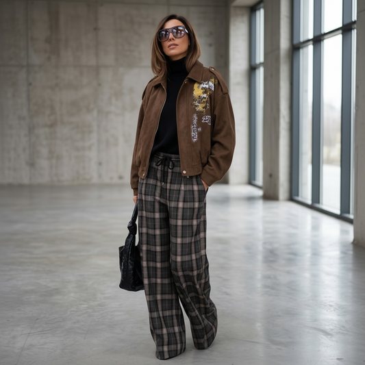 Pantalón Plaid Atelier