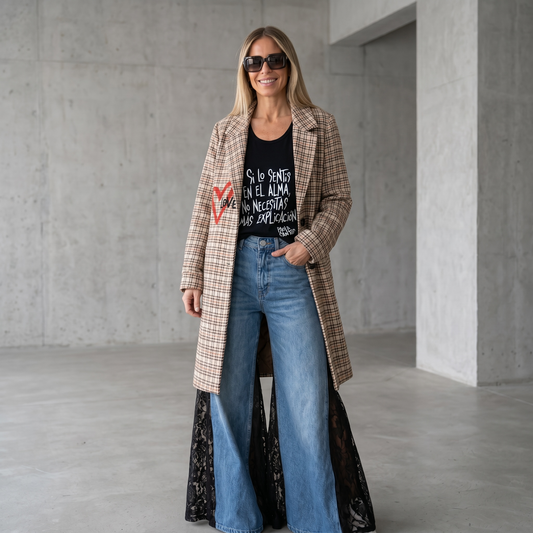Musculosa oversize unisex "Si lo sentís en el alma no necesitas más explicación"