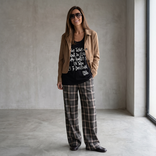 Musculosa oversize unisex "Vos tenés el poder de elegir como queres ser en todo. Es tu decisión"
