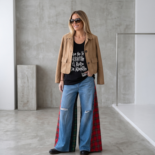 Musculosa oversize unisex "Que no te arrastre el ruido de adentro"