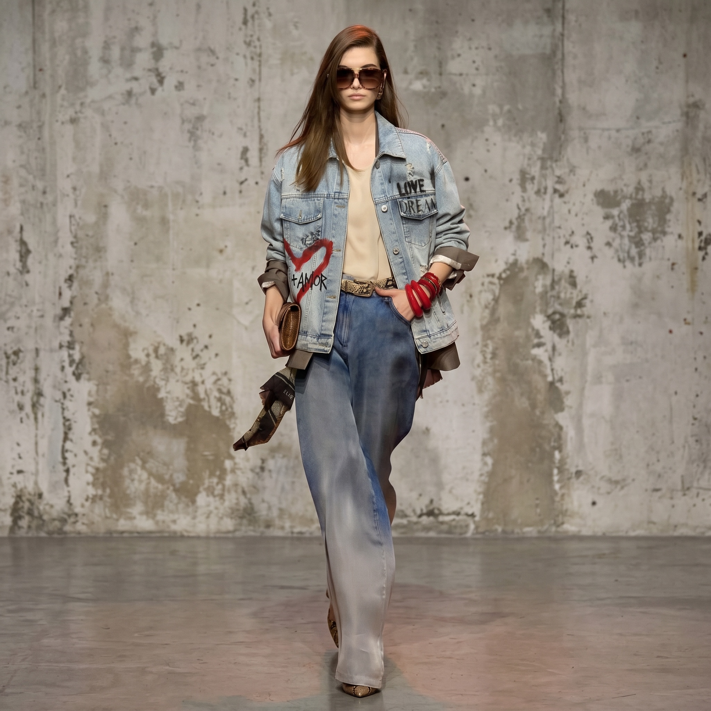 Campera Unisex intervenida  "La vida es demasiado corta para vivirla como quieren los demas"