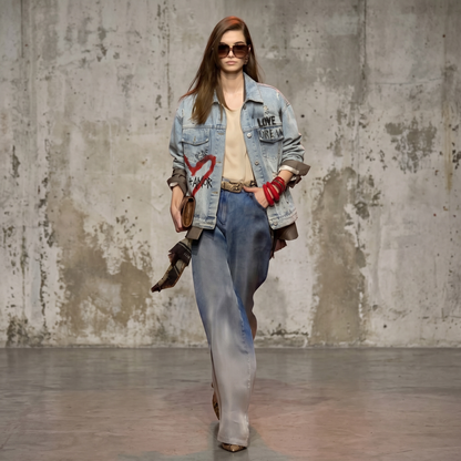 Campera Unisex intervenida  "La vida es demasiado corta para vivirla como quieren los demas"