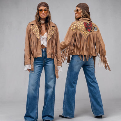 Campera Agamuzada "Fan del Amor"- PREVENTA