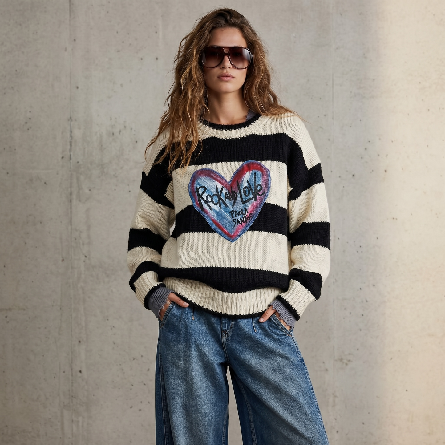 Sweater "Rock and love" – Edición Única