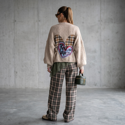 Sweater Artesanal Rock & Love – Edición Única