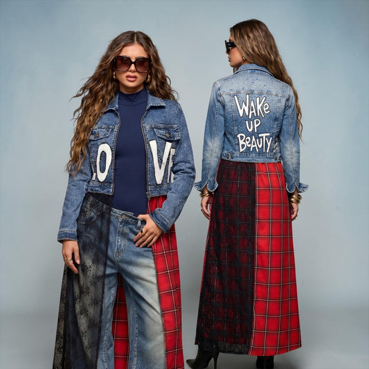 Kimono Denim "Wake Up Beauty" – Edición Limitada