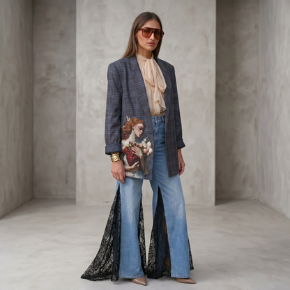 🖤 Blazer Escocés "Se más amable con esa parte de vos que aún esta aprendiendo"