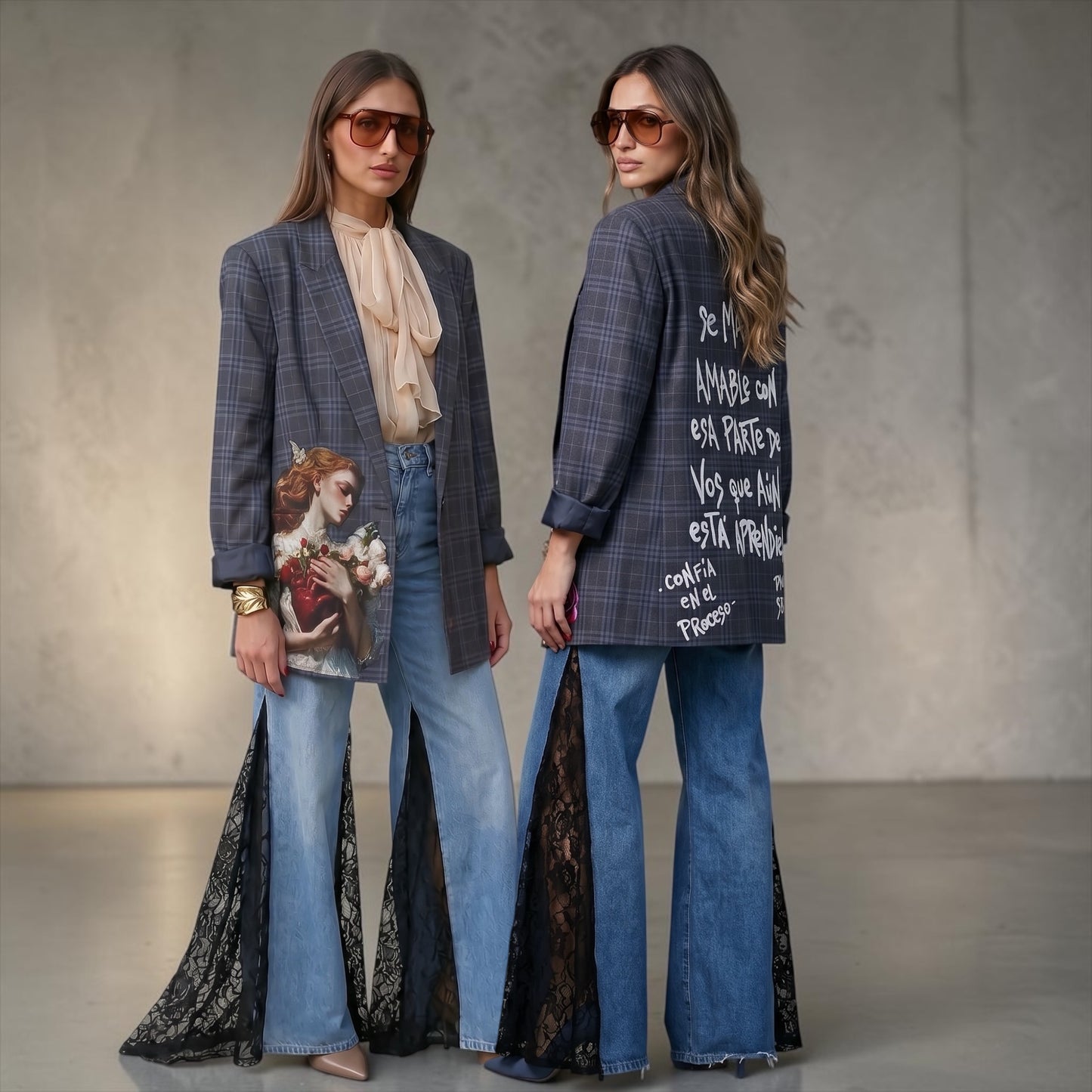 🖤 Blazer Escocés "Se más amable con esa parte de vos que aún esta aprendiendo"