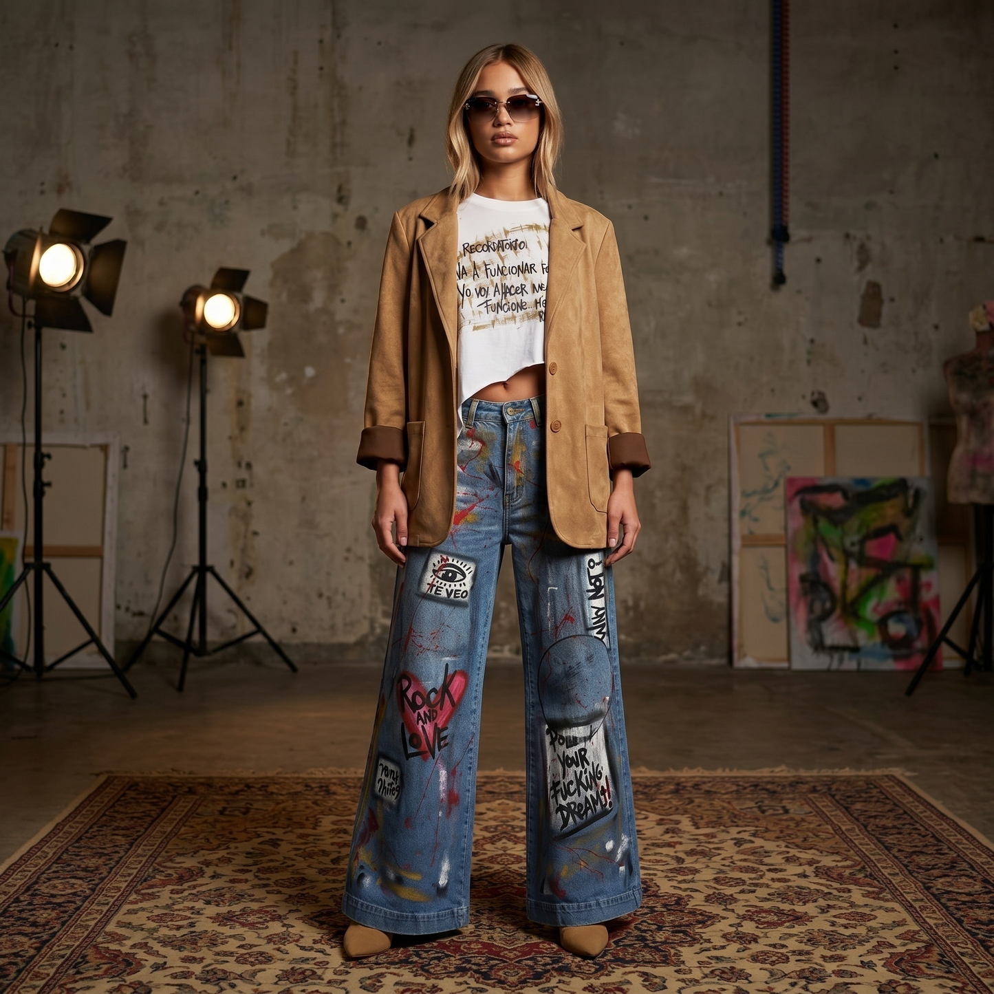 Remera Cropped Blanca | "Va a funcionar porque yo voy a hacer que funcione"